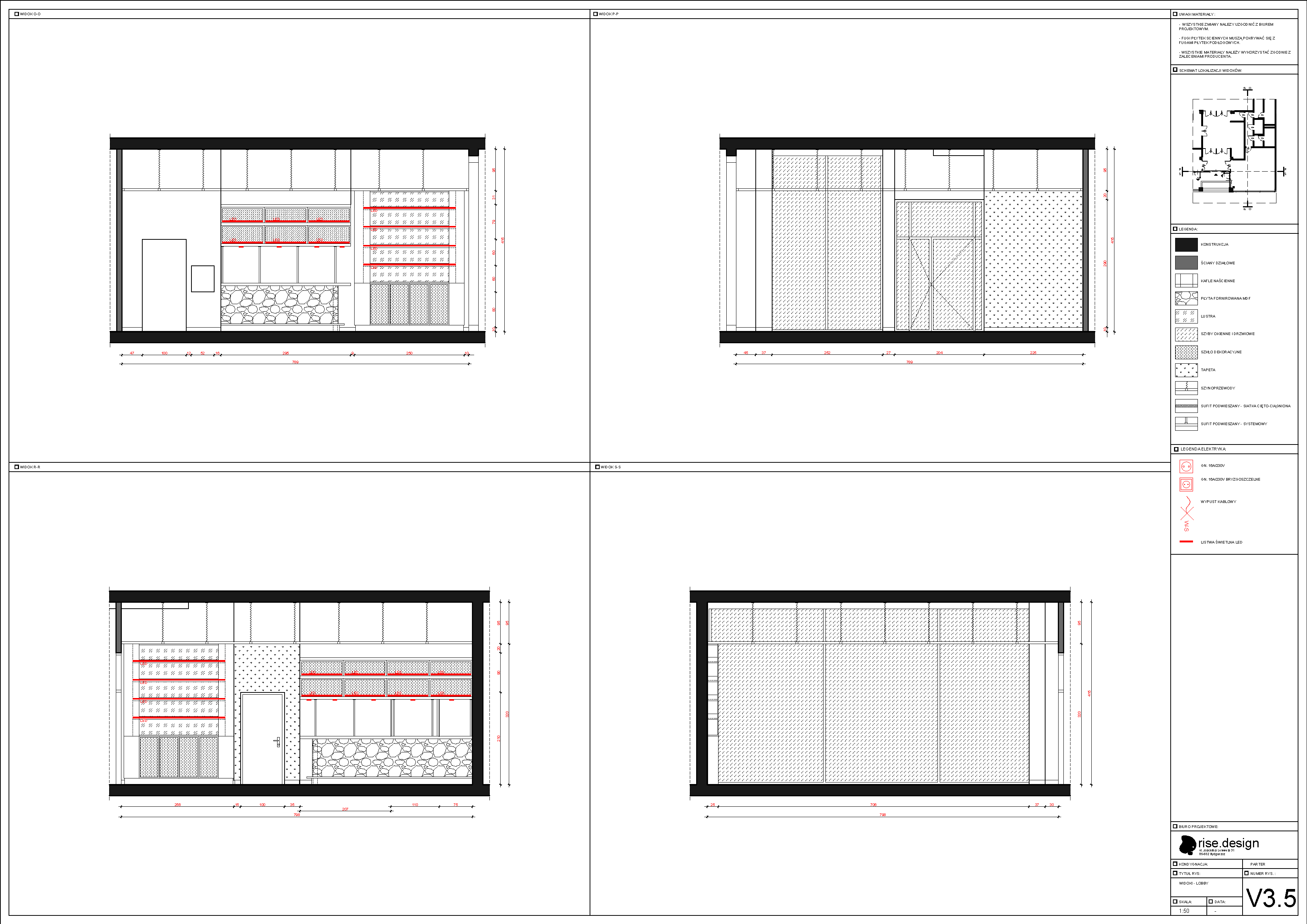 Drawing: design documentation page showing floor plan with table arrangements for banquet configuration at 24 round MDD tables