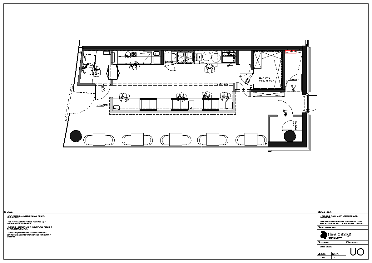 Drawing: bar design elevation at 1:25 scale showing the Verde Karzai marble face with Kurkuma neon script, walnut overhead display shelf structure, LED strip lighting positions, and material specification legend