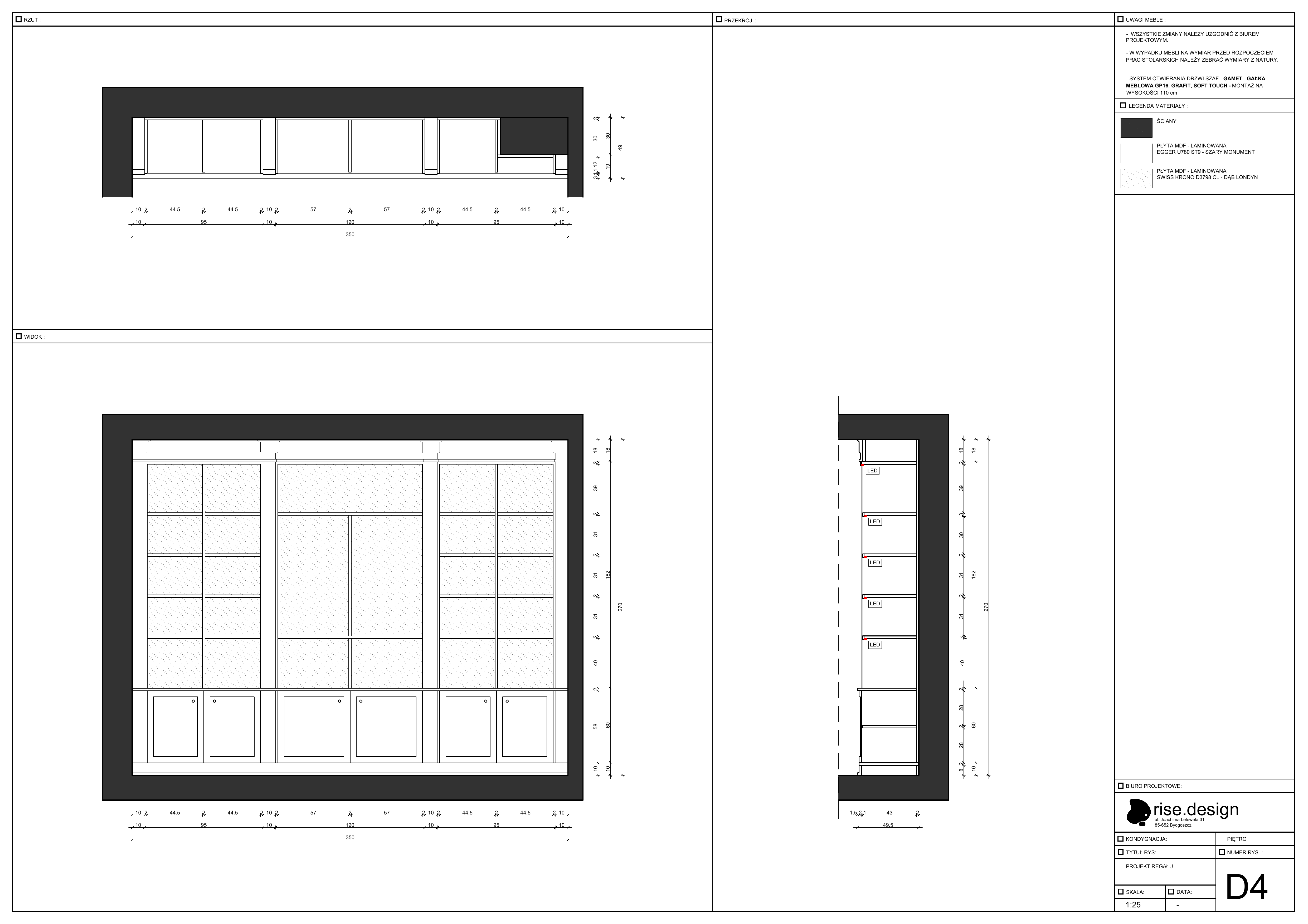 Drawing: first floor concept plan C1 at 1:100 scale showing master bedroom with Verde Karzai headboard, two bathrooms, children's nursery, home office with bookcase, and walk-in closet