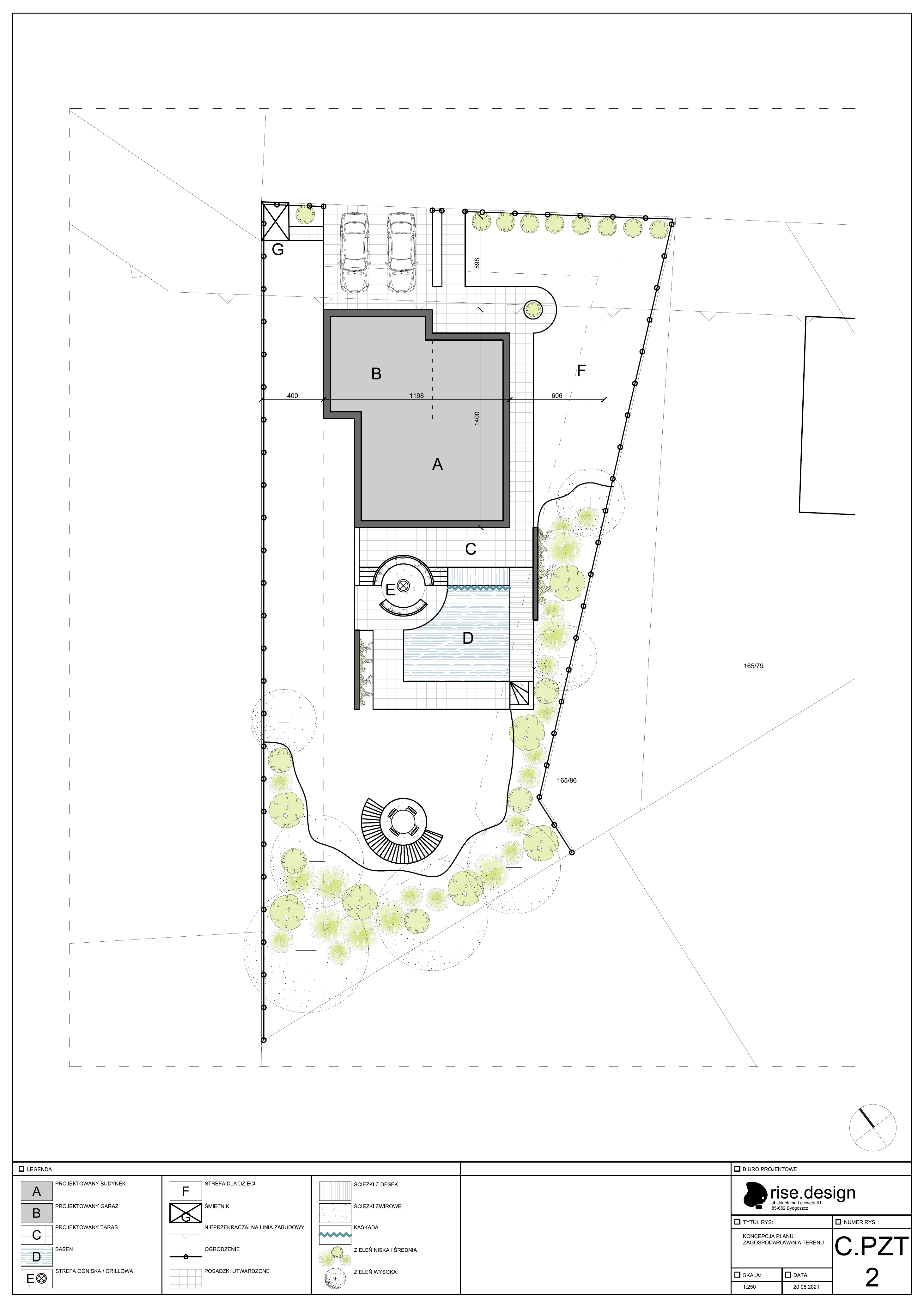 Drawing: concept C5 first floor plan with 158 square metre upper level including dedicated lounge room and reconfigured master suite for the most generous spatial concept