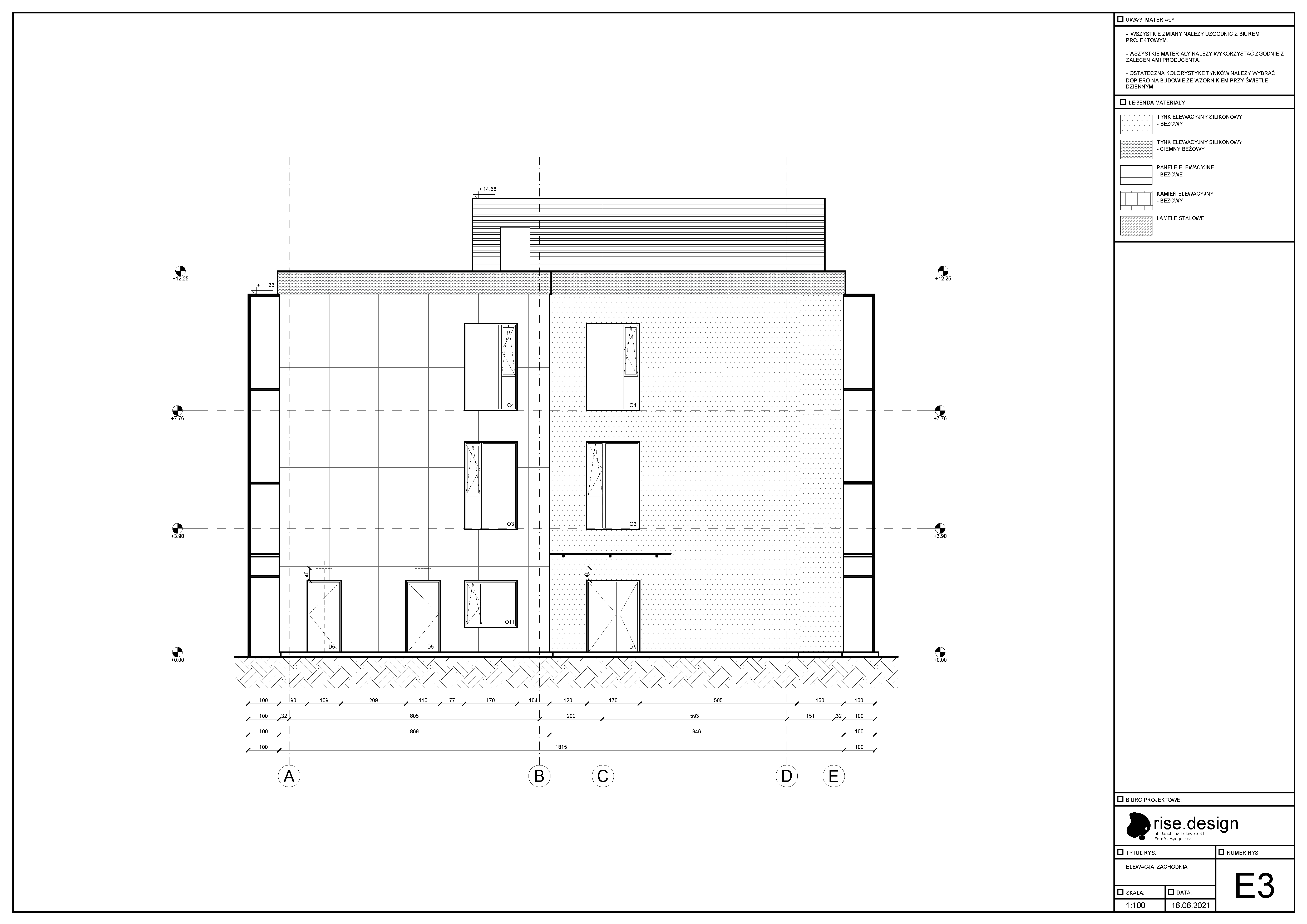 Drawing: WC construction drawing P0 at 1:50 scale showing women's restroom ground floor plan with Keope Brystone Grey tile layout and fixture positions