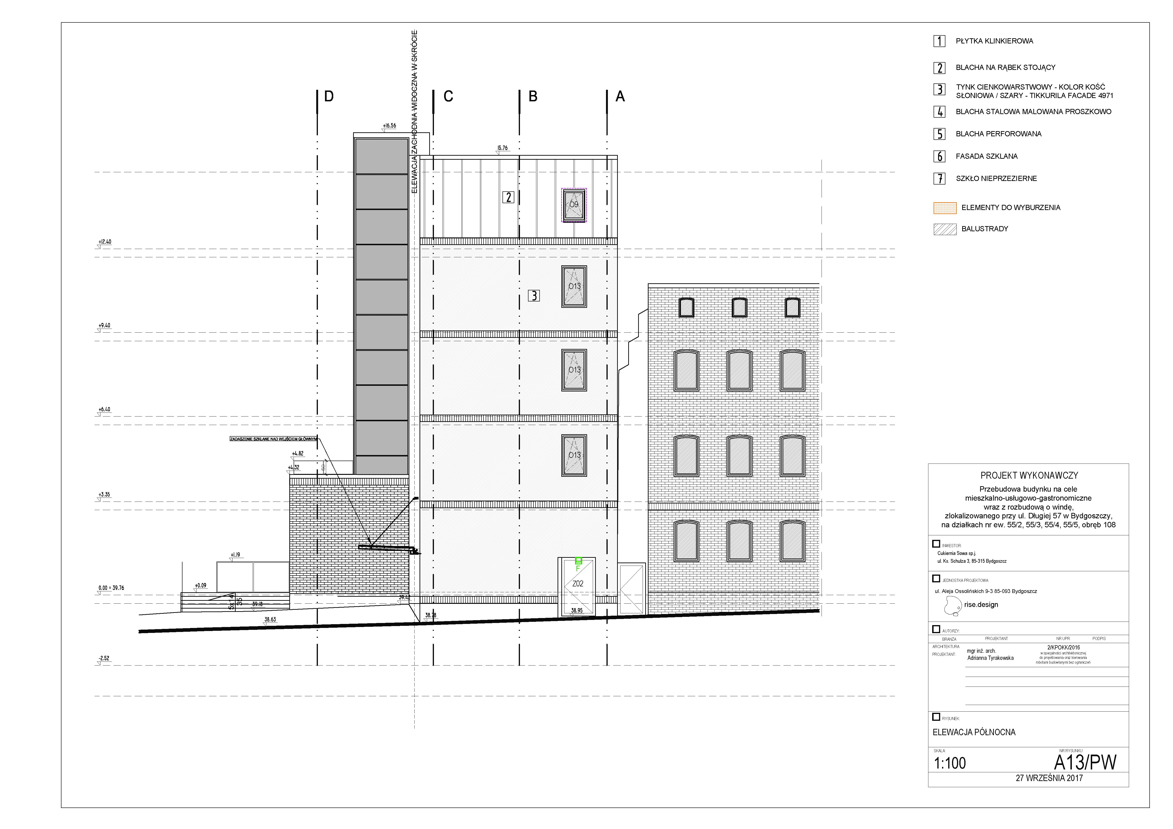 Architectural floor plan of Sowa Apartments ground floor with Lulu bistro and lobby